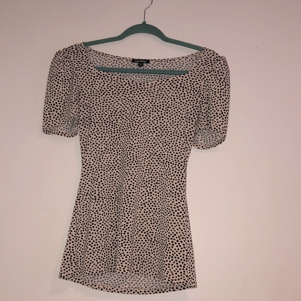 Express leopard print top